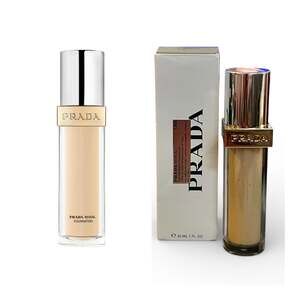 Prada Reveal Skin-Optimizing Refillable Soft Matte Foundation in shade LW5. MSRP